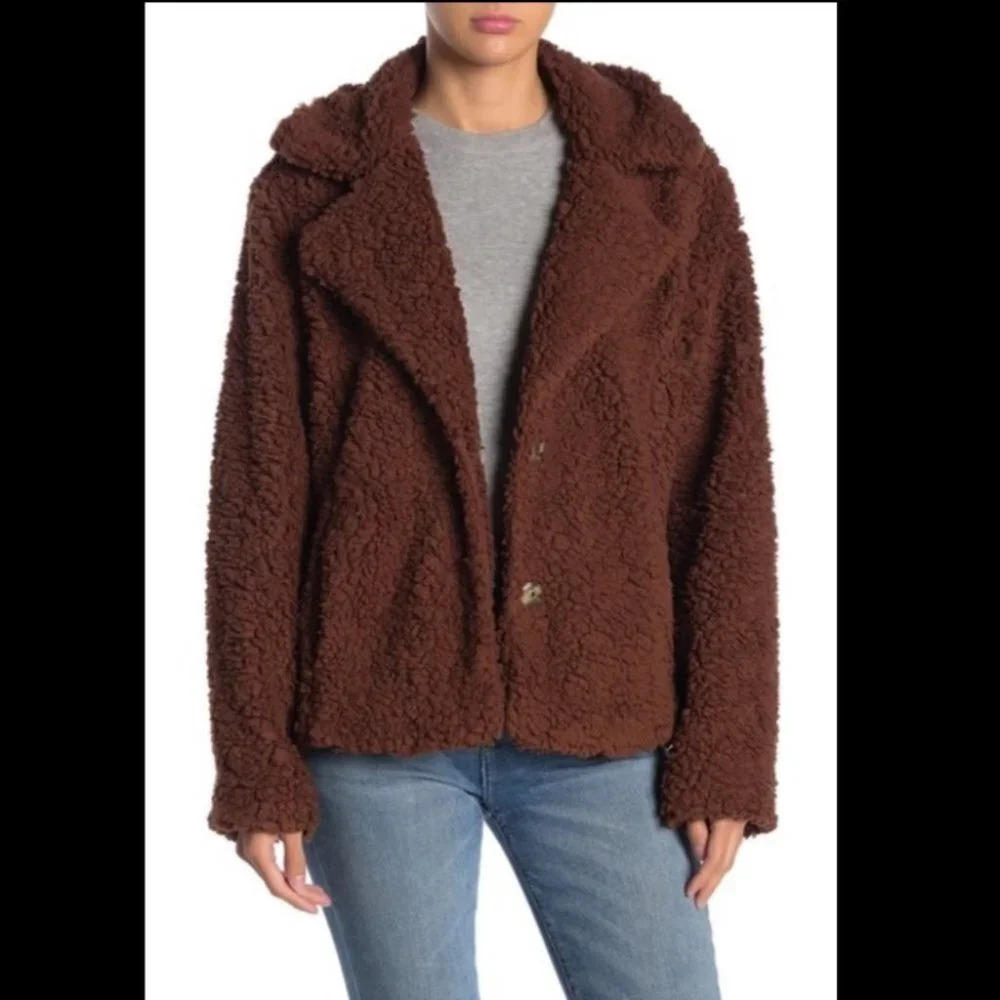 NWT Calson Fleece Faux Shearling Jacket